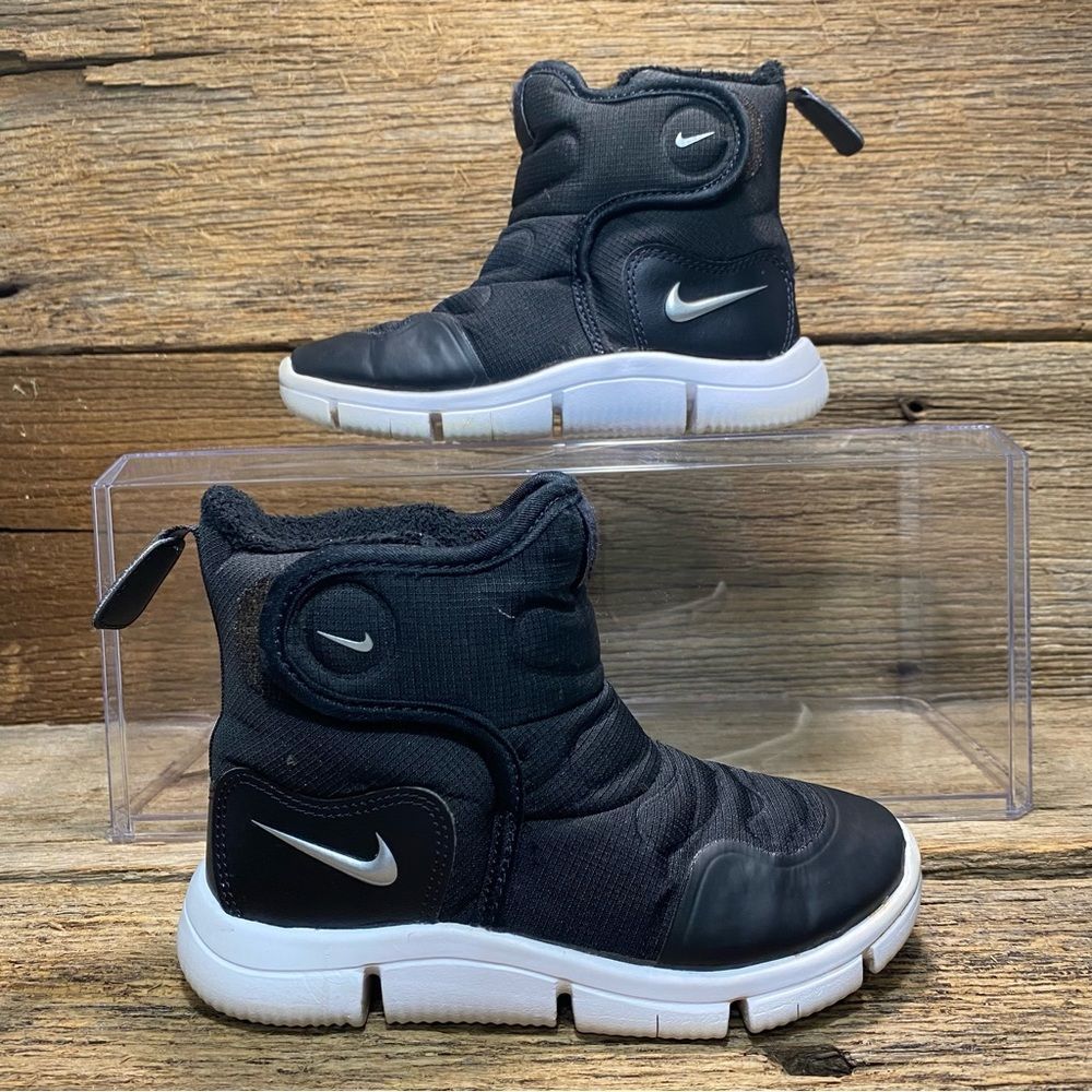 Nike Novice Toddler Little Kids Boots Size 11C Black/White AV8339-005 🤍🖤